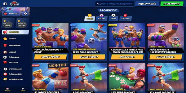 BigClash Casino stránka uvítacieho bonusu na mobile